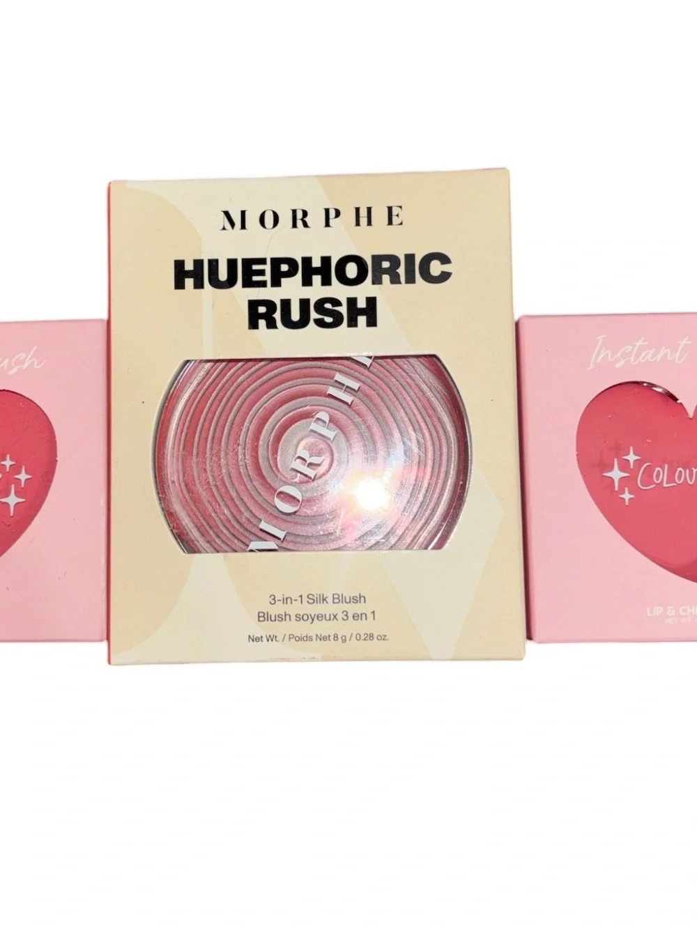 Morphe Huephoric Rush 3-in-1 Silk Blush & colour pop bundle (12)